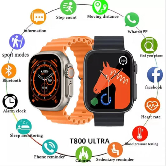 Smartwatch serie 8 tipo apple T800 ultra